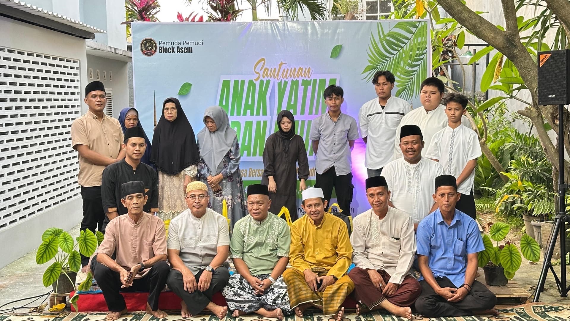 Kegiatan santunan anak yatim piatu di Ciputat, Tangerang Selatan